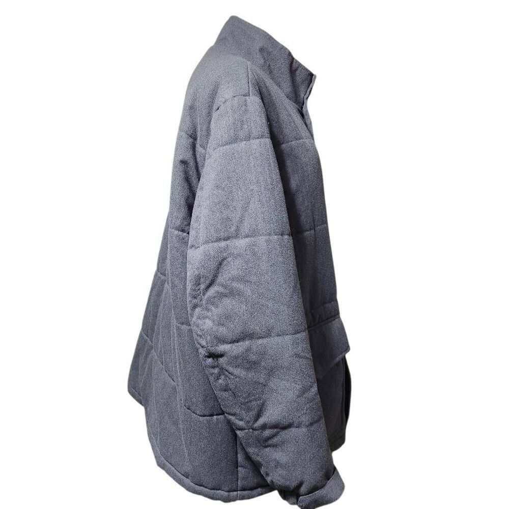 Apt 9 Gray Puffer Coat Soft Xxl - image 4